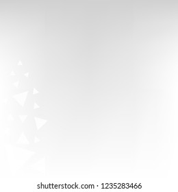 White concept geometric polygonal technology vector eps10