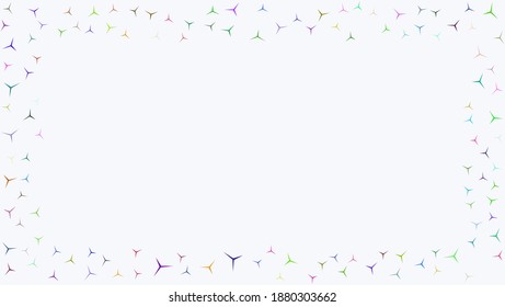 white confetti background vector illustration