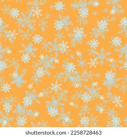 White Confetti Dot. Vector Paint Ball Vector Snow Polka. Retro Color Background. Seamless Bright Texture. Yellow Abstract Art. Bright Random Dot. Seamless Graphic Fun Christmas. Pattern Baby Effect.