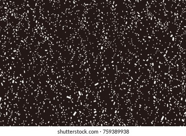White Confetti On Black Background