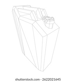 A white container with a black handle. The container is made of plastic and is rectangular in shape