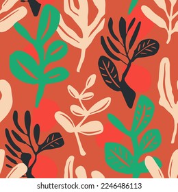 White Continuous Abstract Spring Beach Set Background. Yellow Repetitive Exotic Trendy Foliage Style Pattern. Pastel Repeated Decoration Blossom Surface Texture.