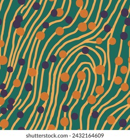White Continuous Summer Graphic Shape Pattern. Bright Seamless Color Fresh Artwork, Seamless Wallpaper. Black Endless Fashion Artistic Template Vector. 