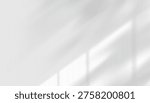 White corrugated wall background with vertical line texture and soft shadow light, minimal abstract surface,Modern interior backdrop for product display,branding, mockup and architectural design