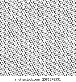 White cotton cloth with black dots, with a slightly more retro design. Fragment of an older textile that can be used as a background. Abstract vector seamless.