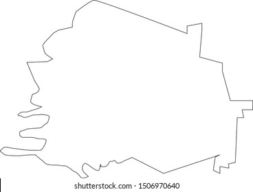 white County map in Tennessee state