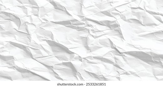 White craft paper texture background. Crumple vintage old pagper recycled texture for copy space for text. 