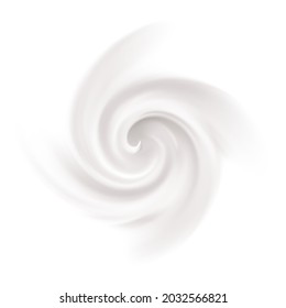 White Cream Mousse, a Mixed Dairy Product, Tasty Dessert for Product Labels Background. Delicious Creamy Milk Vortex Texture Illustration