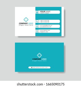 White creative business card design