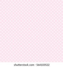 White crosses on pink background, pattern, vector design