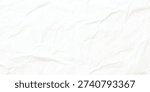 White crumpled paper. White paper texture background. white crumpled sheet of paper offers a tactile and versatile texture for any design.	