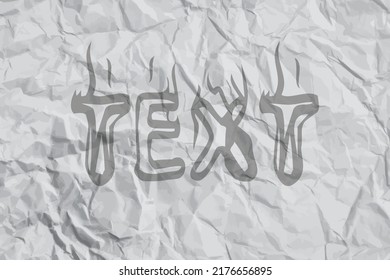 Weißes, zerbrochenes Papier, strukturierter Hintergrund, EPS10, Vektorgrafik.