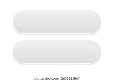 White and CTA button template set.