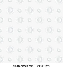 White cube geometric background, paper art pattern