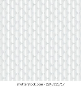 White cube geometric background, paper art pattern