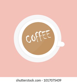 White cup of coffee