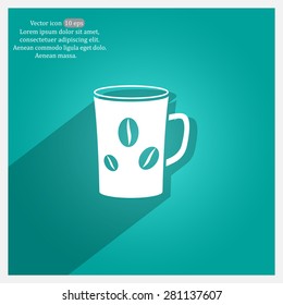white cup icon
