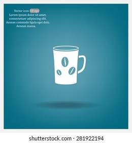 white cup icon
