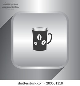 white cup icon