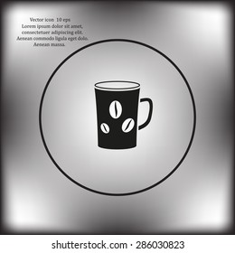 white cup icon