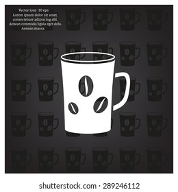 white cup icon