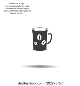 white cup icon