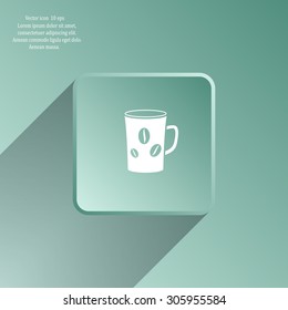 white cup icon