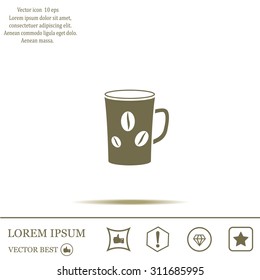 white cup icon