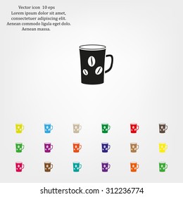 white cup icon