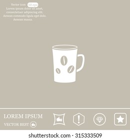 white cup icon