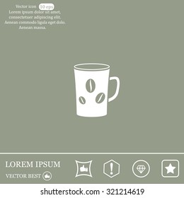 white cup icon