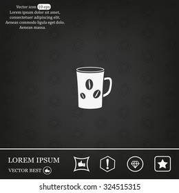 white cup icon
