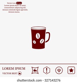 white cup icon
