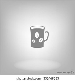 white cup icon
