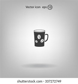 white cup icon