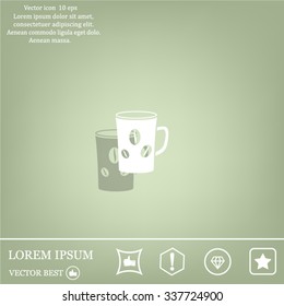 white cup icon