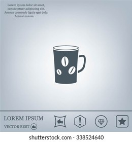 white cup icon