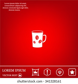 white cup icon