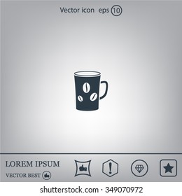 white cup icon