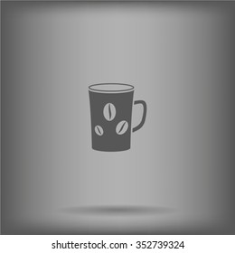 white cup icon