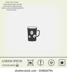white cup icon