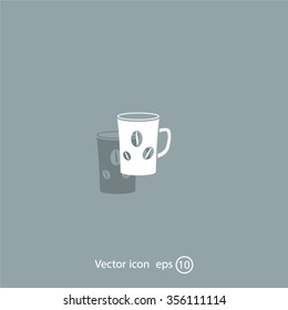 white cup icon