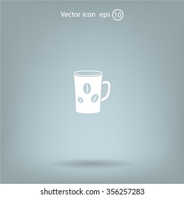 white cup icon