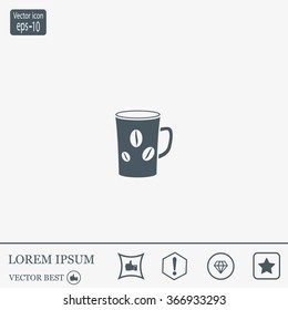 white cup icon
