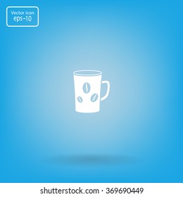 white cup icon