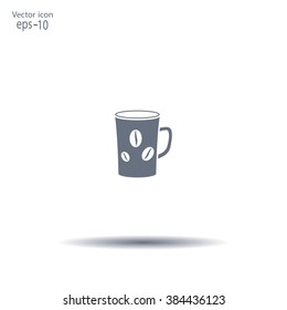 white cup icon