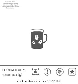white cup icon