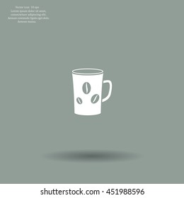 white cup icon
