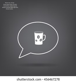 white cup icon