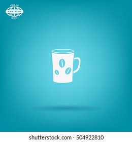 white cup icon